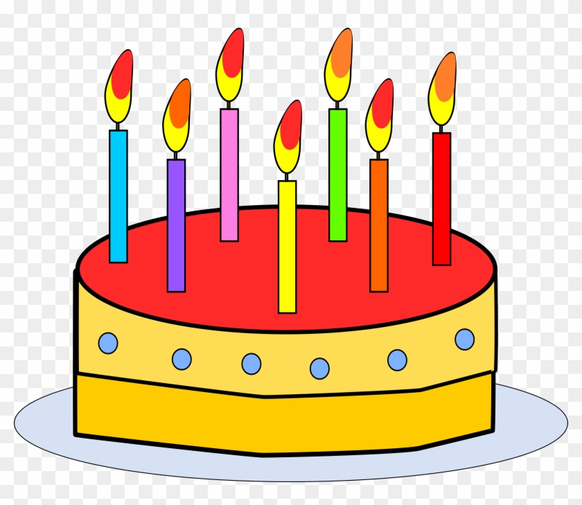 Png Black And White - Birthday Cake Clip Art Transparent Png