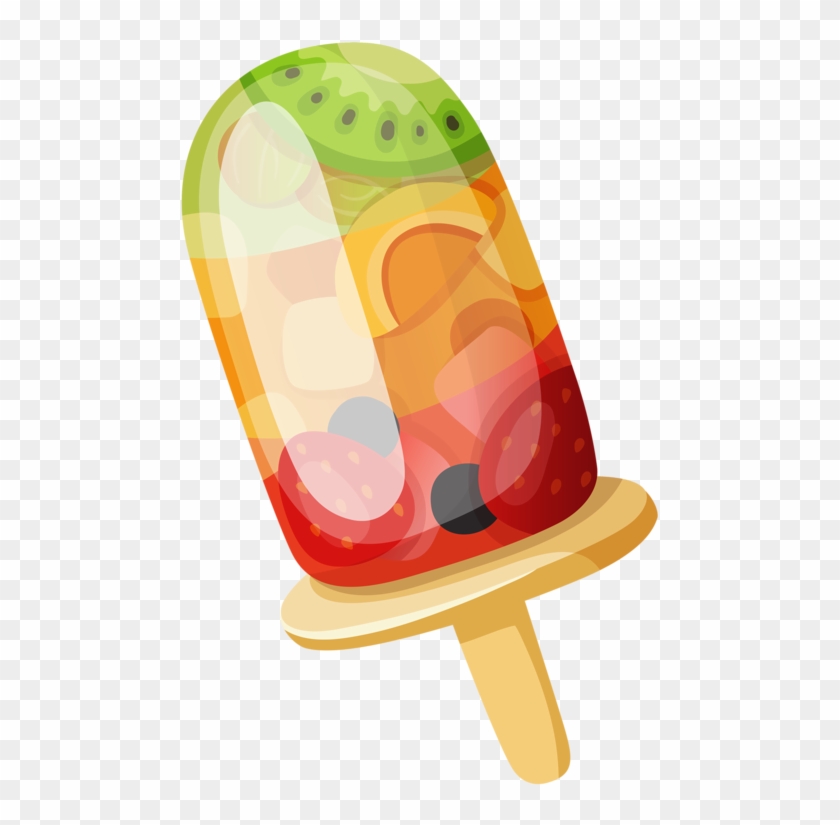 Fruit Popsicle Food Clipart, Clip Art, Jpg, Sweets, - Summer Fruit Clip Art - Png Download