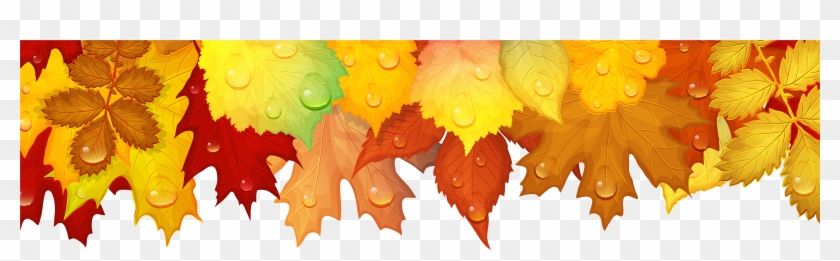 Fall Leaves Border Png Clipart #146501