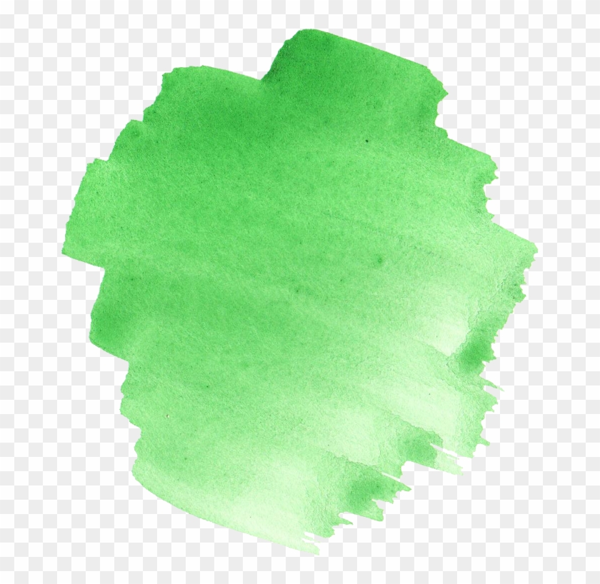 Free Download - Green Watercolor Texture Png Clipart #146523