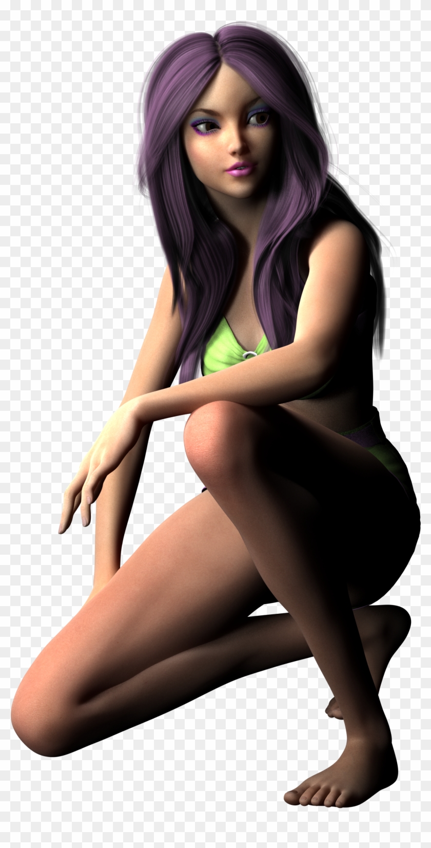 Woman Sitting Pose Female - Girl Clipart