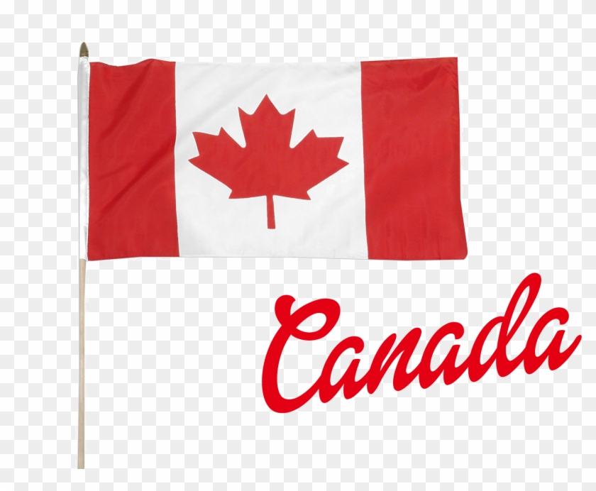 Canada Flag With Name Clipart #146942