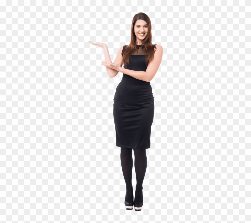 Free Png Women Pointing Left Png Images Transparent - Standing Sitting Png Yomen Clipart
