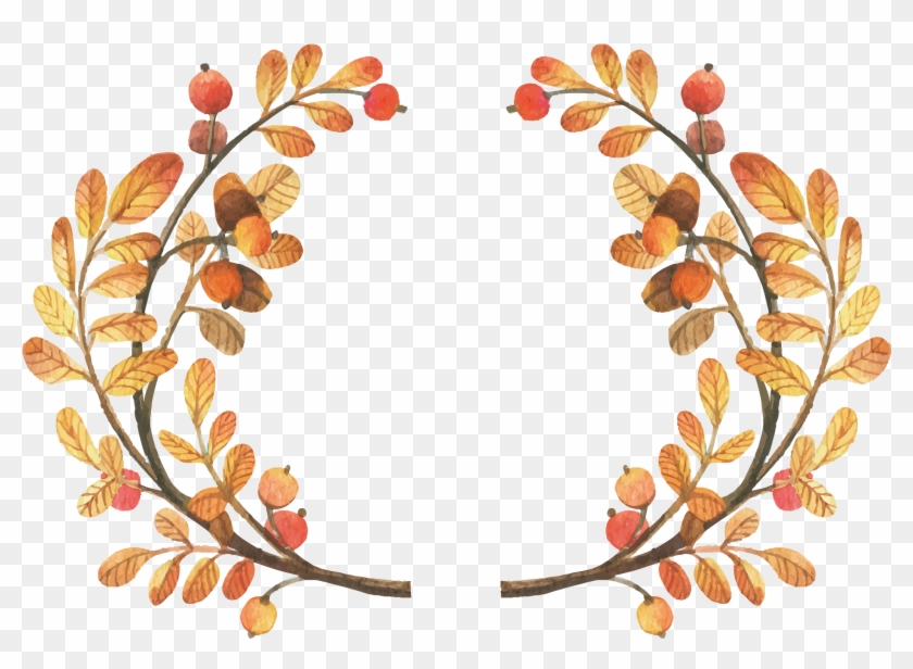 Autumn Leaves Border Png Clipart #147130