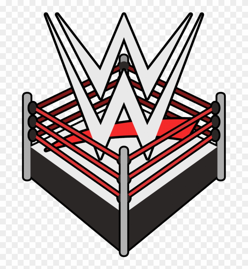Pro Wrestling Reviews - Wwe Logo In Ring Clipart #147161