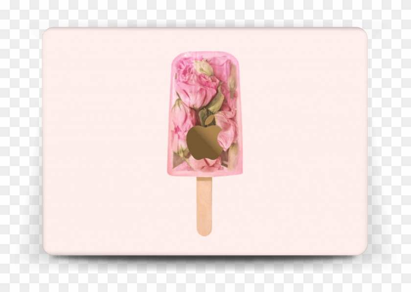 Rose Garden Popsicle Skin Macbook 12” - Cartoon Clipart #147291