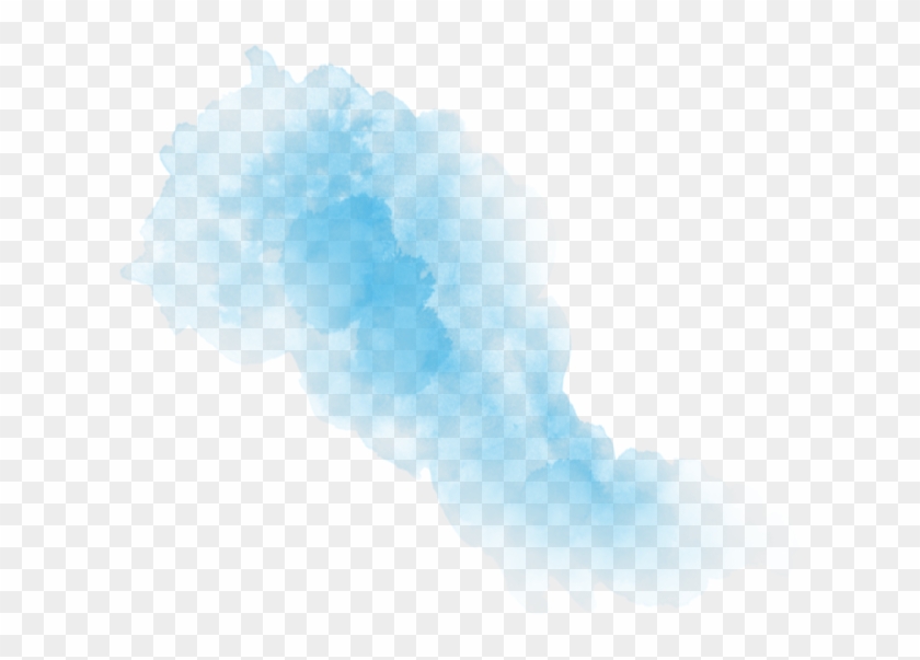 Pin By Suztanization On Watercolour Splash Png - Blue Watercolor Splash Png Clipart