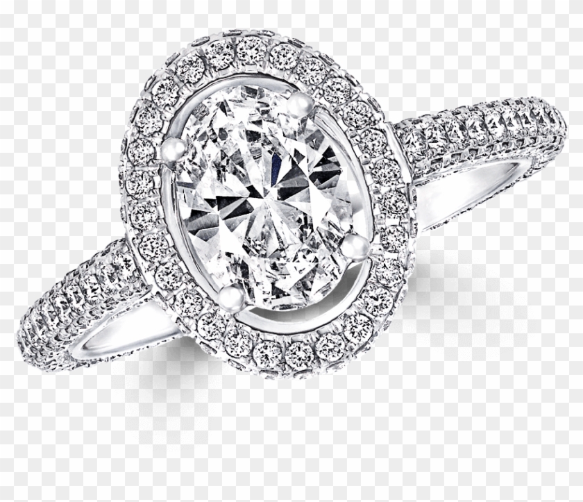 A Graff Oval Shape Diamond Constellation Engagement - Oval Diamond Ring Graff Clipart