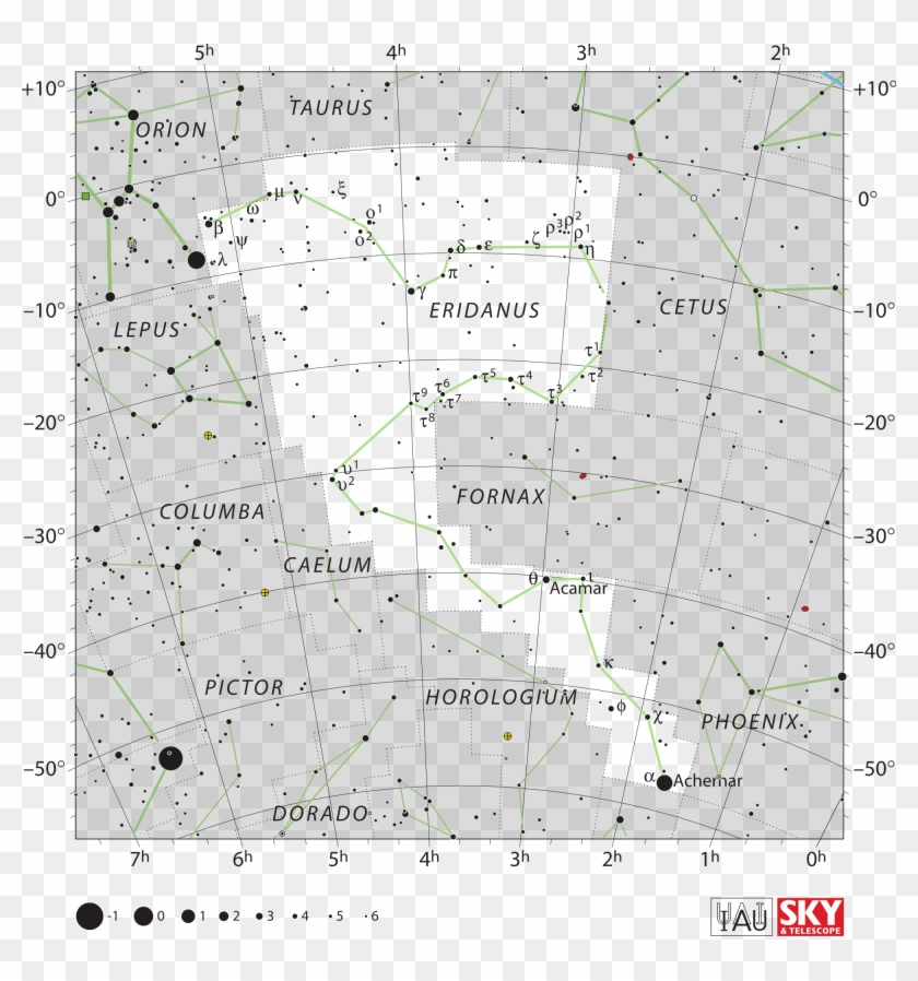 The Constellation Eridanus The River - Eriandus Constellation Clipart #147434