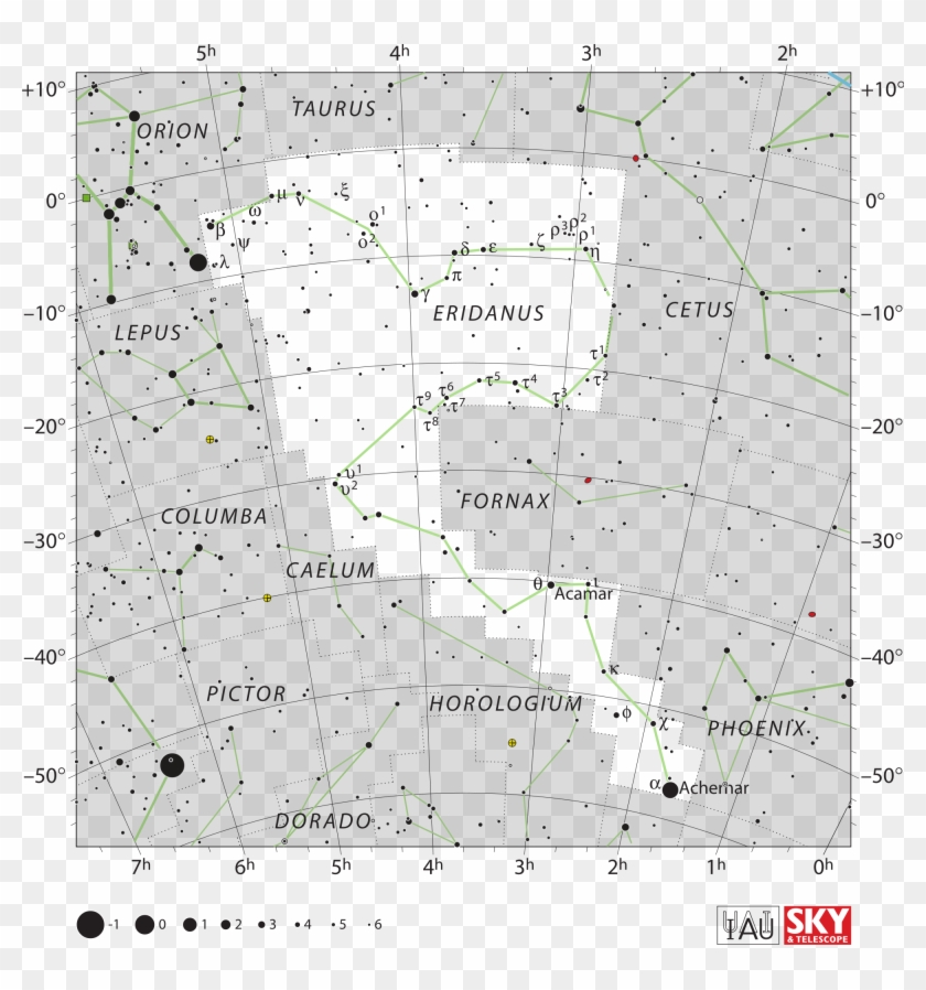 The Constellation Eridanus The River - Eriandus Constellation Clipart #147434