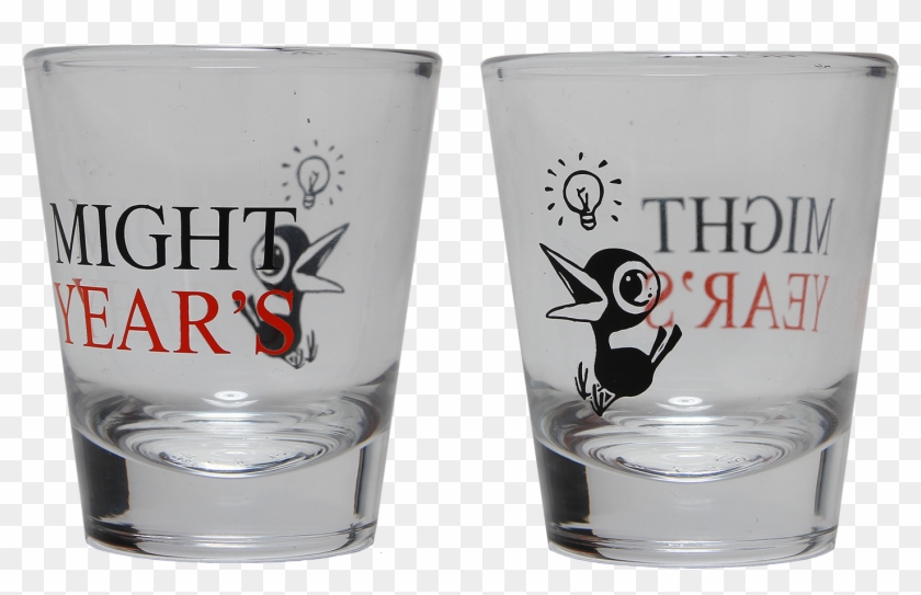 New Year's Countdown Shot Glass Set Clipart