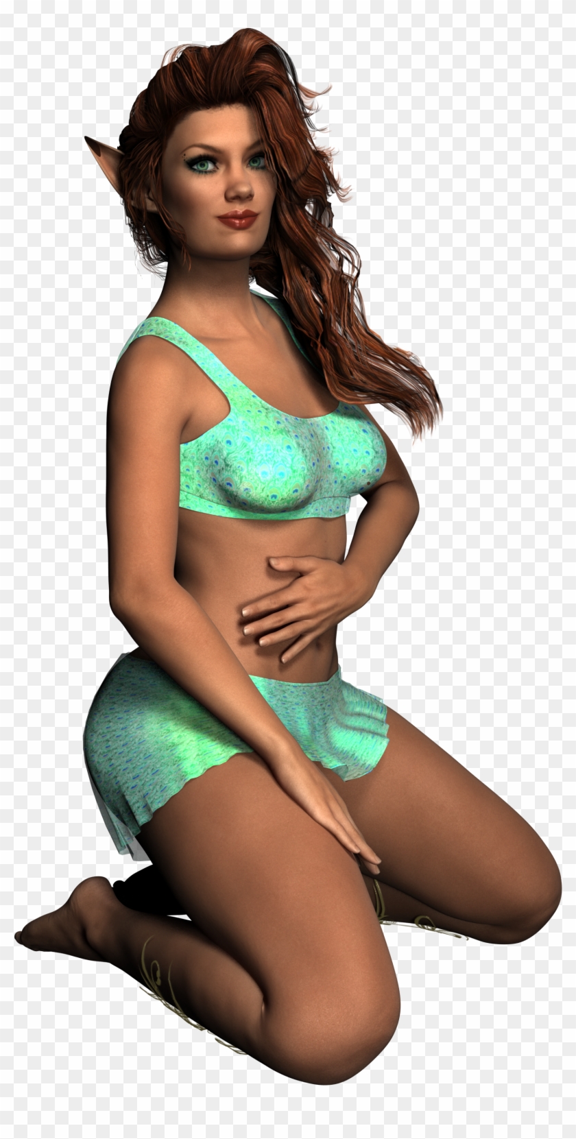 Elf Maiden Fantasy Girl Woman 1017828 - Sexy Women On Transparent Background Clipart #147684