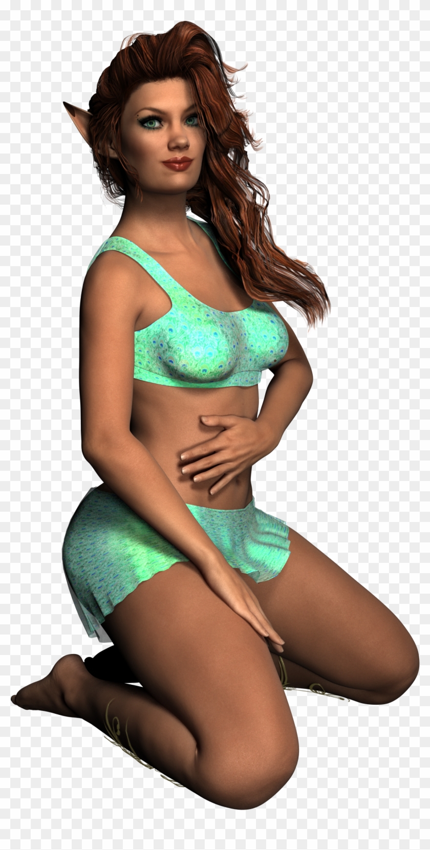 Elf Maiden Fantasy Girl Woman 1017828 - Sexy Women On Transparent Background Clipart