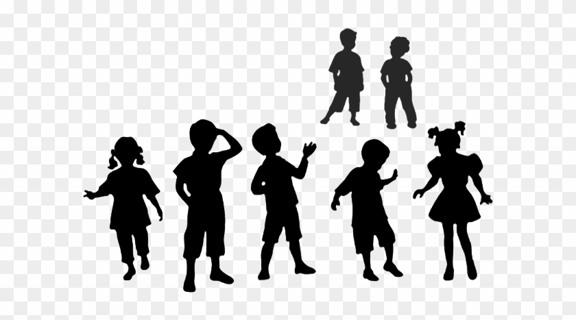 Silhouette Kids Clipart #147686