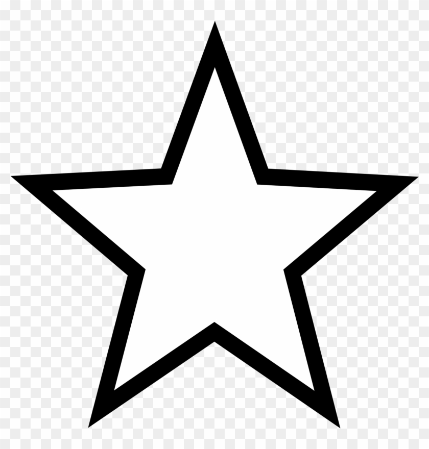 White Star Png Transparent Background - White Star Transparent Background Clipart