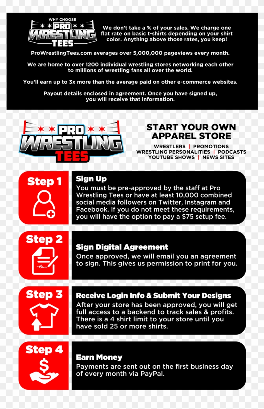 Pro Wrestling Tees Clipart #148086