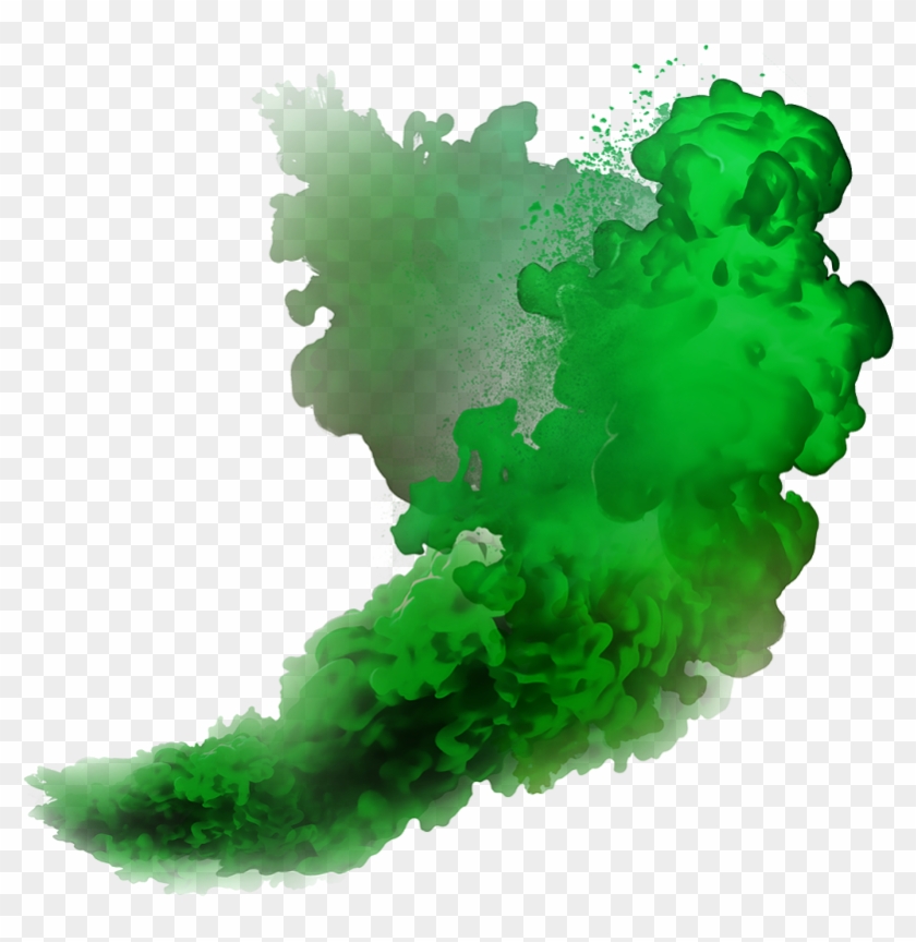 Green Smoke Png Background Image - Smoke Png For Picsart Clipart