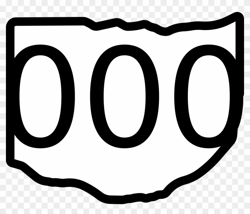 Ohio 3d Sticker Template Clipart
