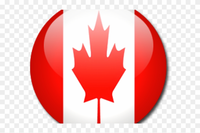 Canada Flag Round Png Clipart #148348