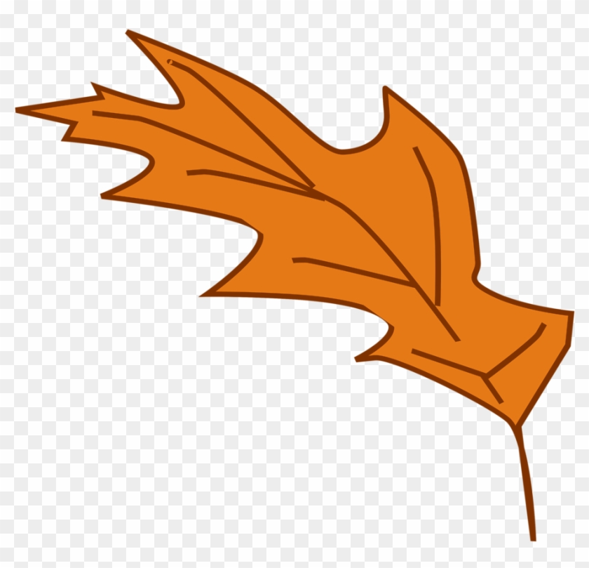 Leaf Autumn Free Stock Photo Illustration Of An Orange - Autumn Leaves Falling Clipart - Png Download