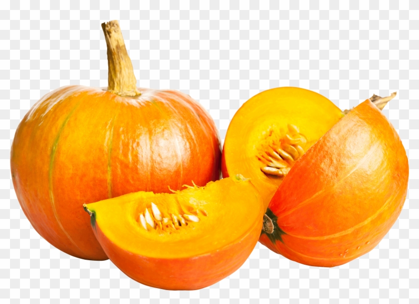 Duo Sliced Pumpkin - Pumpkin Png Clipart
