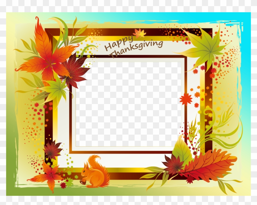 Happy Thanksgiving Frame Transparent Clipart #148902