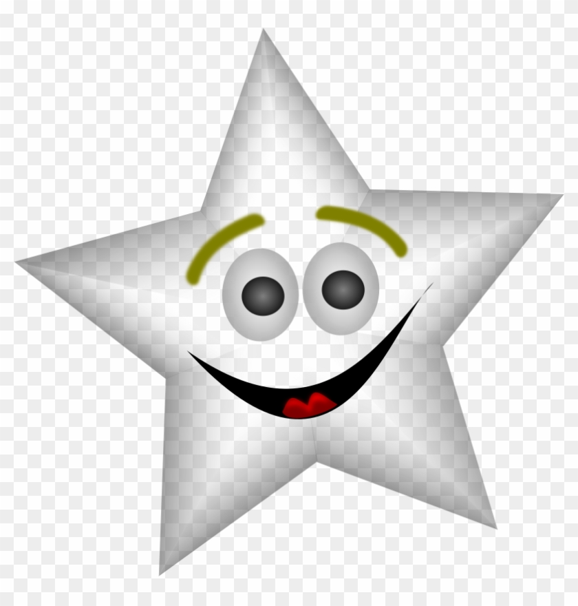 Red Star Transparent Background - Smiling Stars Clipart #148969