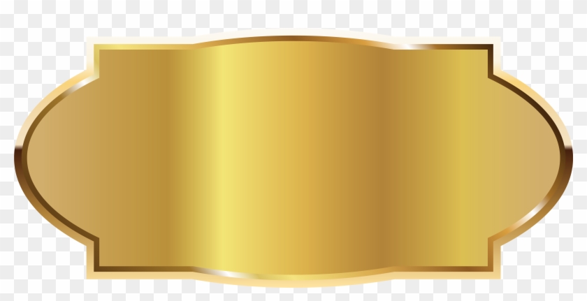 Label Golden Clipart