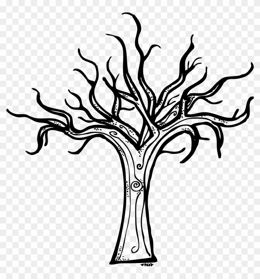 Black And White Tree Silhouette At Getdrawings - Halloween Tree Coloring Page Clipart