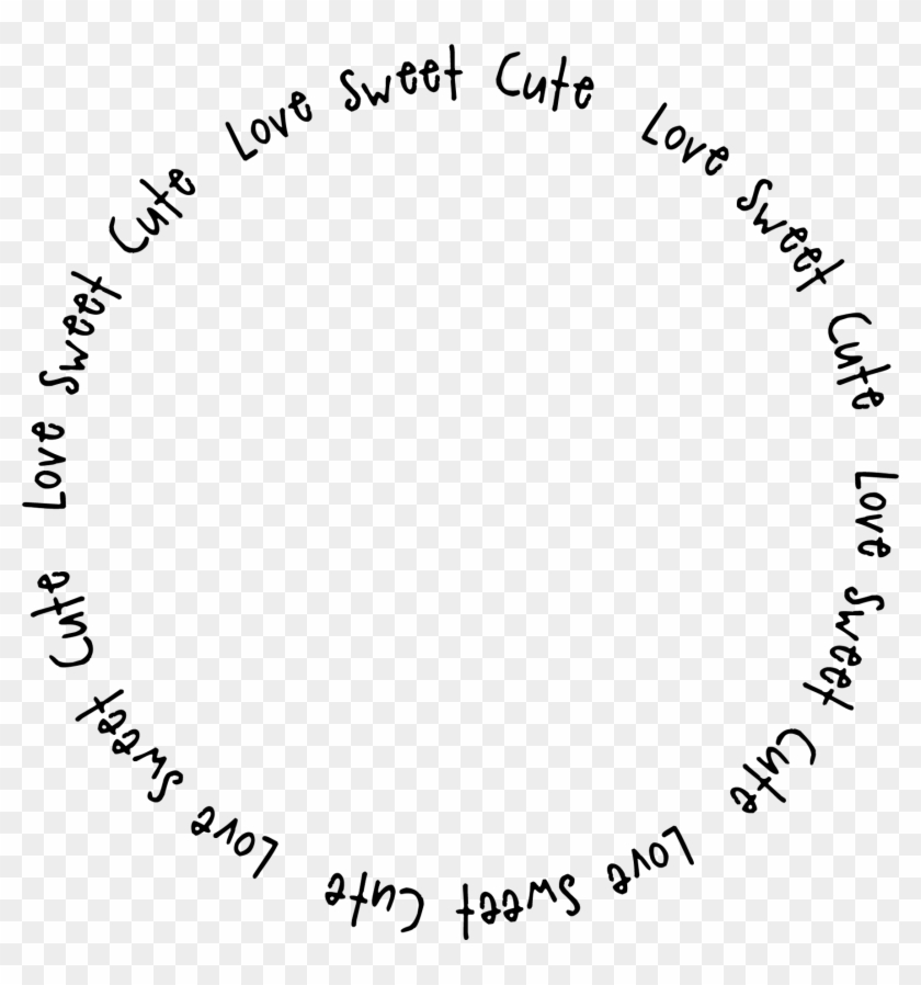 Free Digi Stamp Png - Cute Circle Outline Png Clipart