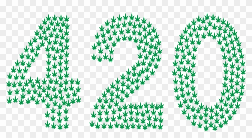 The Renegade Holiday Of 4/20 Goes Up In Smoke - Dots Pattern Vector Clipart
