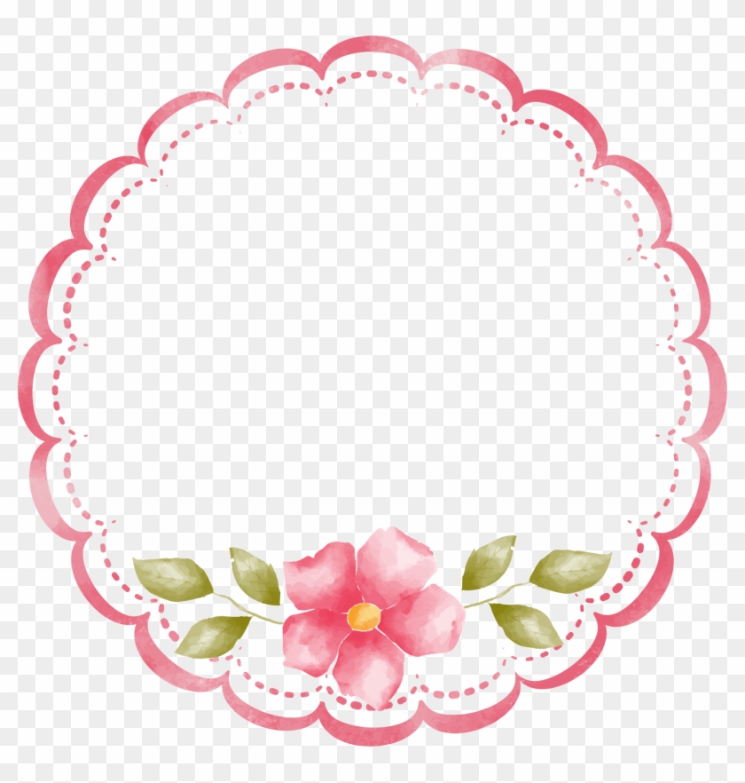 Decorative Border Png Transparent Free Images Png Only - Pink Border Clipart Png #149491