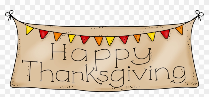 Thanksgiving Clipart - Thanksgiving Banner Clip Art - Png Download