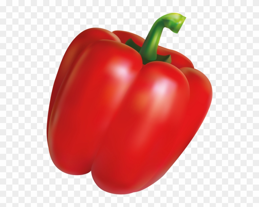 Red Pepper - Red Bell Pepper Clipart