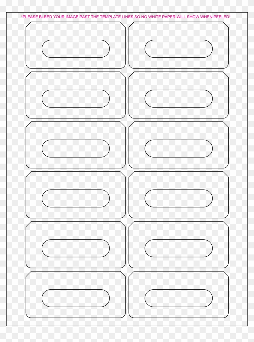 Cassette Paper Label Template - Pattern Clipart #149861