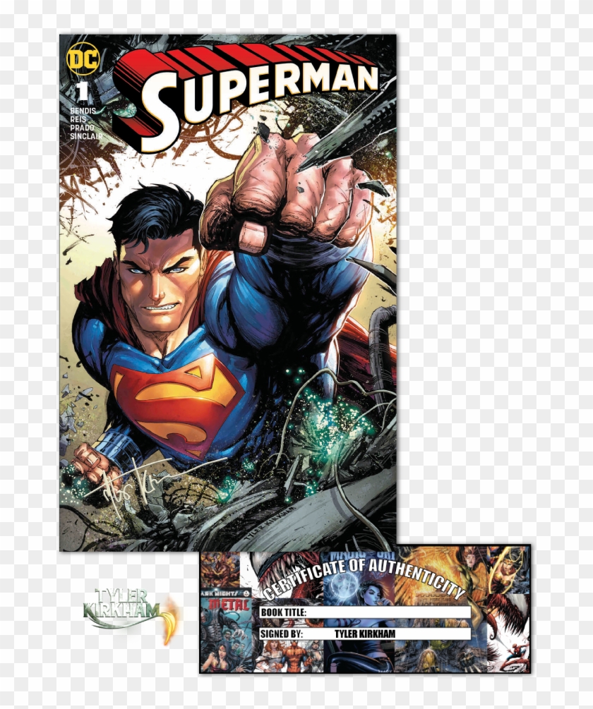 Superman - Tyler Kirkham Batman Cover Clipart