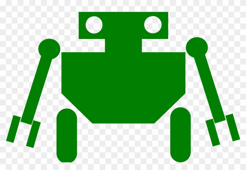 Robot Rover Icon - Green Robot Icon Clipart