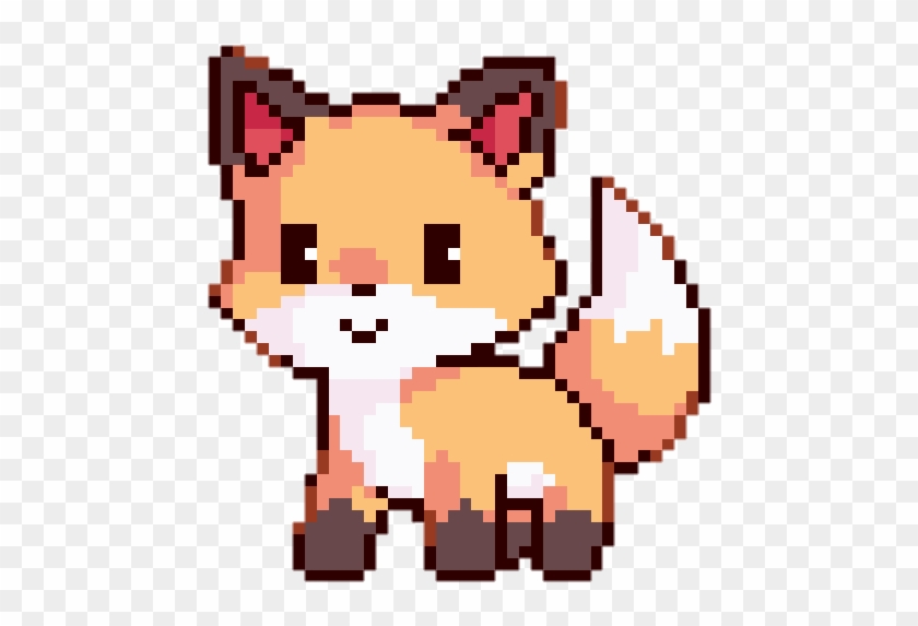 29 Images About Pixel Png's 🕹 On We Heart It - Kawaii Pixel Art Fox Clipart #1400649