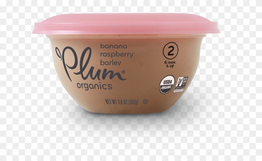 Banana, Raspberry & Barley - Plum Organics Clipart #1400720