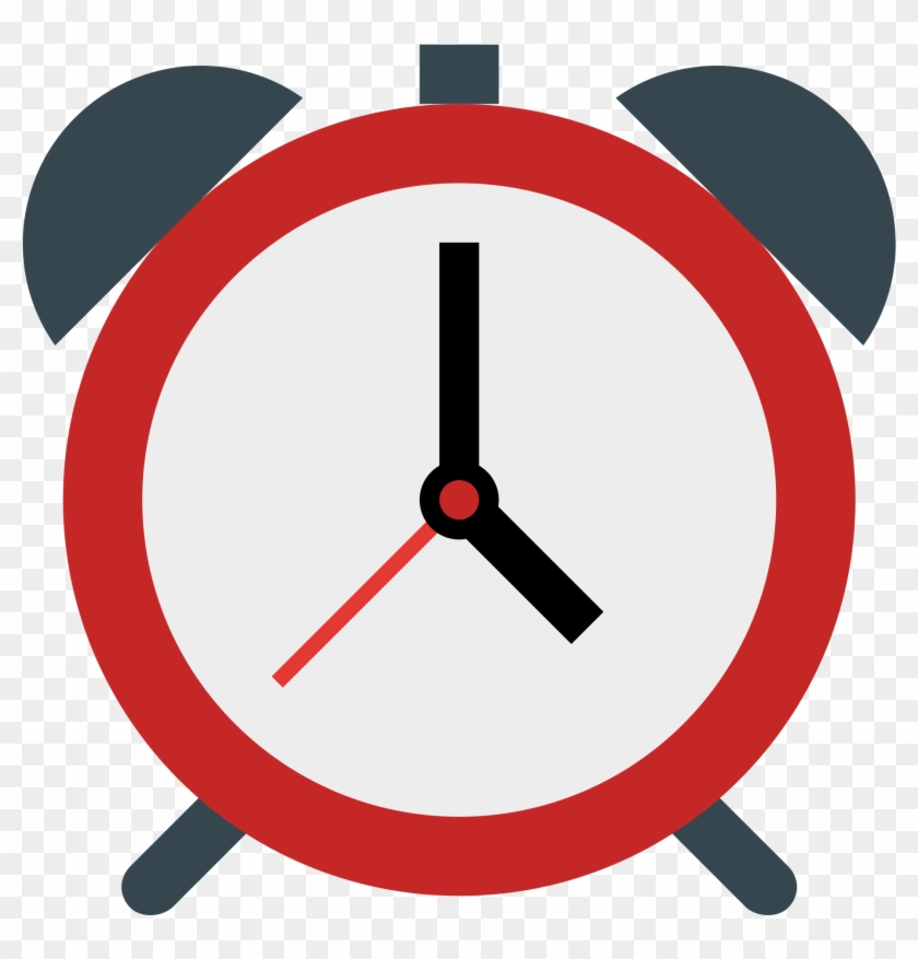 Clock Icon Png - Alarm Clock Logo Png Clipart #1400749