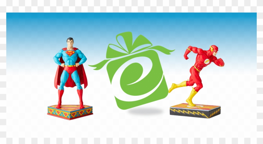 Dc Statues From Enesco - Figurine Clipart