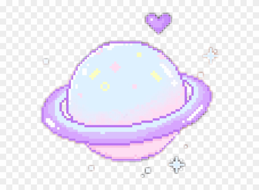 Kawaii Cute Art Unicorn Pixel Ⓒ - Kawaii Pixel Art Planet Clipart
