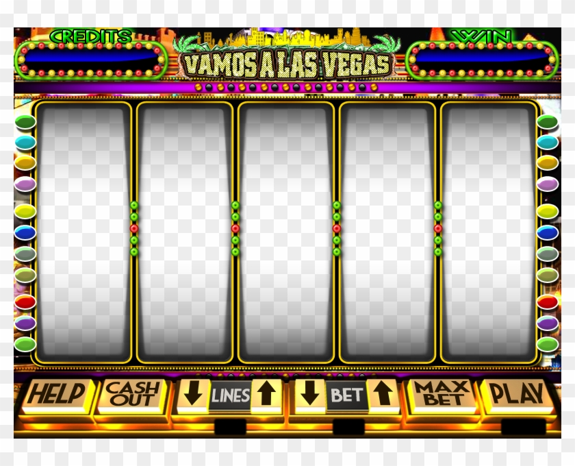 Loading, Please Wait - Slot Machine Background Png Clipart #1401289