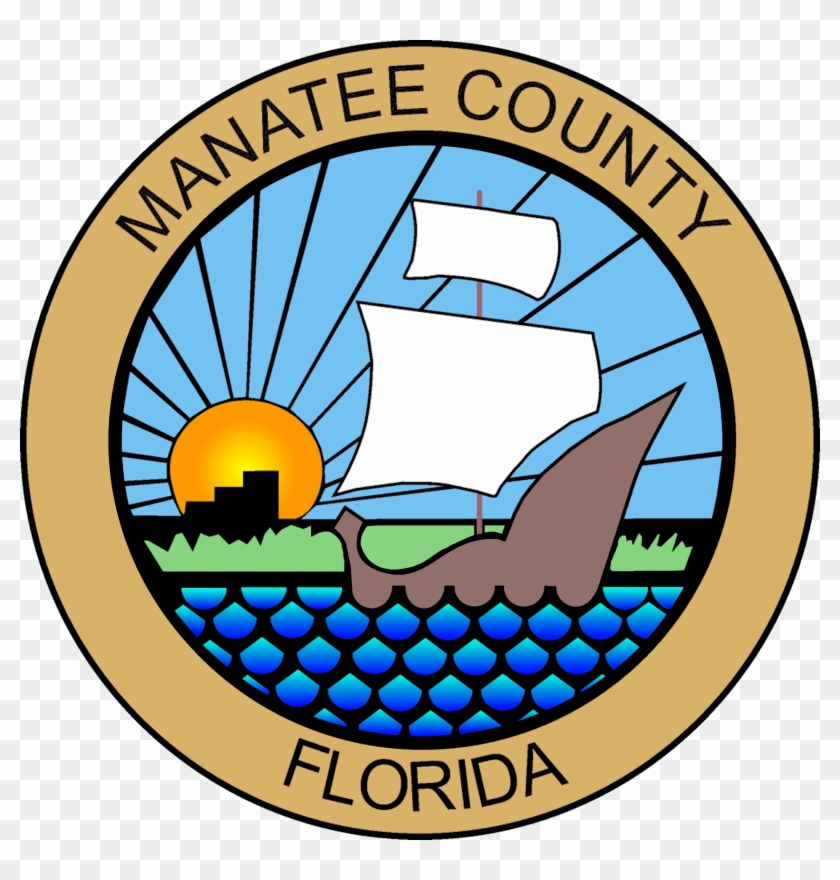 Manatee County Government Seal - Manatee County Florida Seal Clipart #1401291