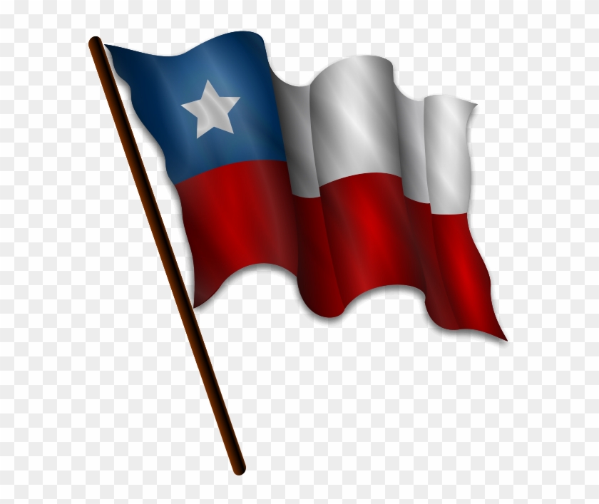 Free Chilean Flag 7 - Chile Flag Gif Png Clipart #1401454
