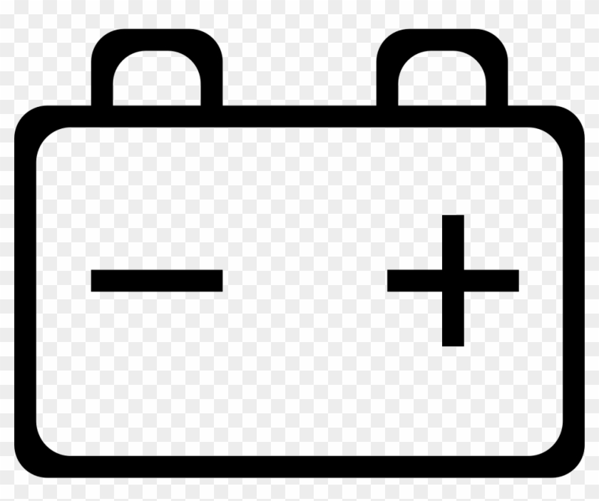 Battery With Positive And Negative Poles Svg Png Icon - Polo Positivo Y Negativo Clipart #1402019