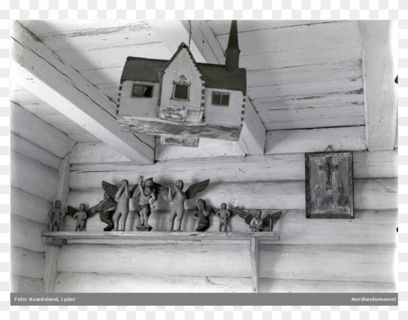 Old Sculptures In Rørstad Church - House Clipart #1402130