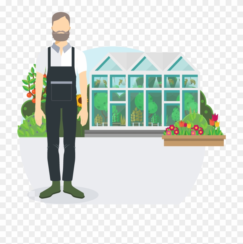 Gardener , Png Download - Illustration Clipart #1402461