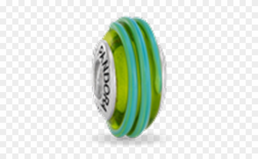 Pandora Green Ribbon Murano Clipart #1402486