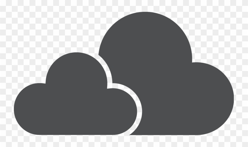 Cloud Icon - Heart Clipart #1402513
